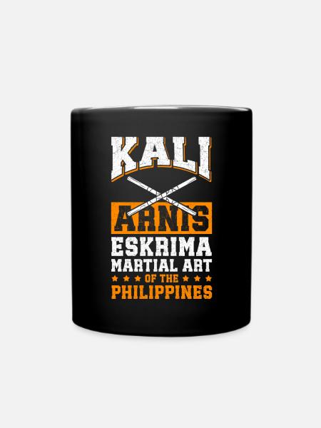 Arnis Eskrima Kali Filipino Martial Arts Geschenk - Tasse einfarbig - Schwarz