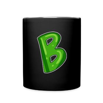 point B - initial point B - Full Colour Mug - black - Front