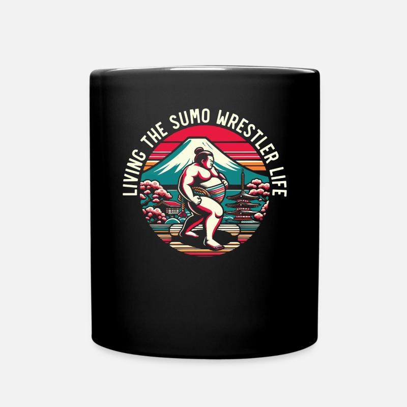 Sumo-Ringer Japanisches Ringen Sumo-Ringen - Tasse einfarbig - Schwarz