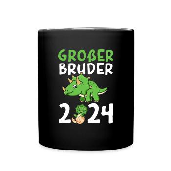 Big Brother 2024 Dinosaur Dino Brother - Full Colour Mug - black - Front