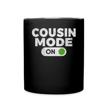 Cousin Gifts - Full Colour Mug - black - Front