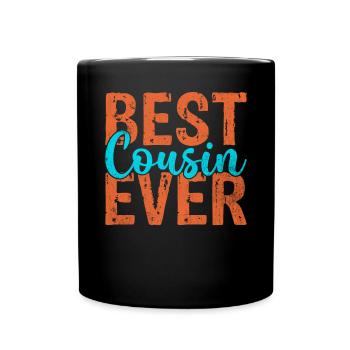 Cousin Gifts - Full Colour Mug - black - Front