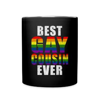 Cousin Gifts - Full Colour Mug - black - Front