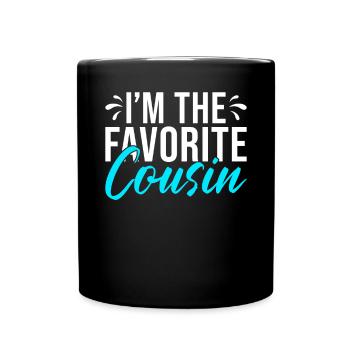 Cousin Gifts - Full Colour Mug - black - Front