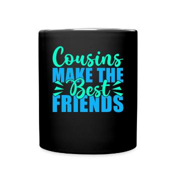 Cousin Gifts - Full Colour Mug - black - Front