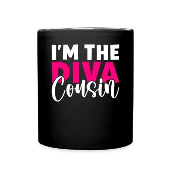 Cousin Gifts - Full Colour Mug - black - Front
