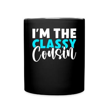Cousin Gifts - Full Colour Mug - black - Front