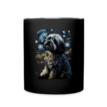 Havanese Starry Night - Full Colour Mug - black - Front
