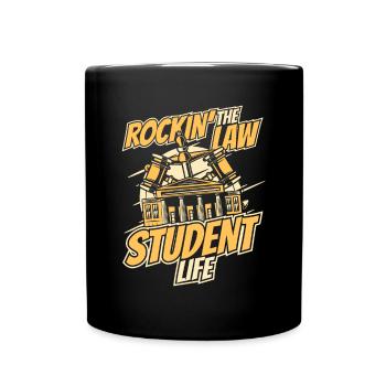 Rocking The Law Student Life Law School Students - Full Colour Mug - black - Front