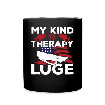 Meine Art von Therapierodeln - Tasse einfarbig - Schwarz - Vorne
