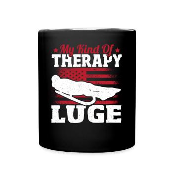 Meine Art von Therapierodeln - Tasse einfarbig - Schwarz - Vorne