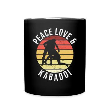 Gift for Kabaddi Lovers - Full Colour Mug - black - Front