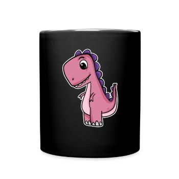Dino Dinosaur - Full Colour Mug - black - Front