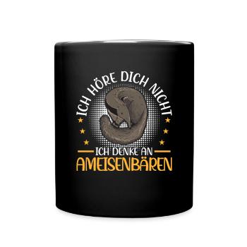 fourmilier : pensez aux fourmiliers - Mug uni - noir - Devant