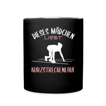 Passion pour la course de courte distance – pour le sprinteur - Mug uni - noir - Devant