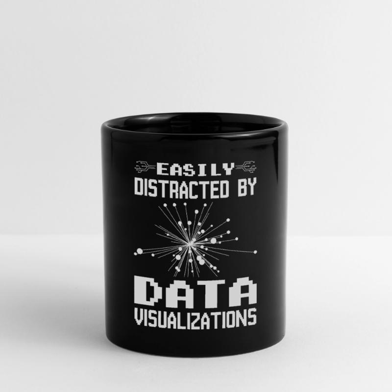 Machine Learning Algorithmen KI Datenanalyst Tasse einfarbig