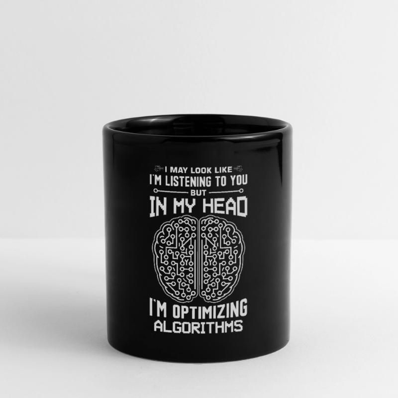 Machine Learning Algorithms AI Data Analyst Full Colour Mug