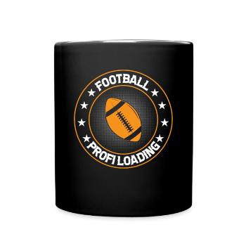 Joueur de football américain - Football américain Pro Chargement - Mug uni - noir - Devant