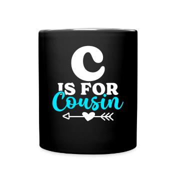 Cousin Gifts - Full Colour Mug - black - Front
