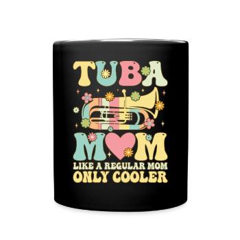 Groovy Tubistinnen - Tasse einfarbig - Schwarz - Vorne