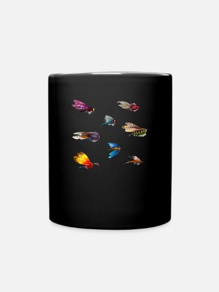 Fly Fishing Tying - Tasse einfarbig - Schwarz