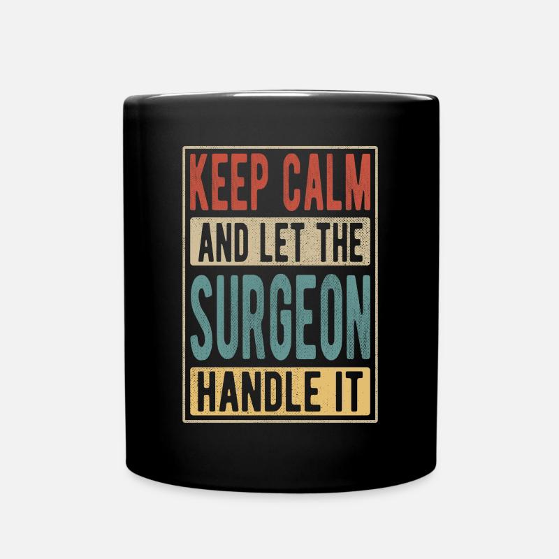 Chirurgien rétro cadeau - Mug uni - noir