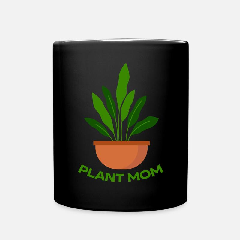 Pflanzenmutter Mutter Gartenpflanzen Blume - Tasse einfarbig - Schwarz