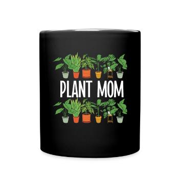 Plante Mère Mère Jardin Plantes Fleur - Mug uni - noir - Devant