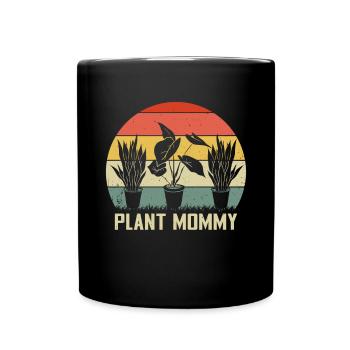 Plante Mère Mère Jardin Plantes Fleur - Mug uni - noir - Devant