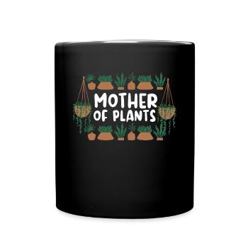 Plante Mère Mère Jardin Plantes Fleur - Mug uni - noir - Devant