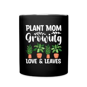Plante Mère Mère Jardin Plantes Fleur - Mug uni - noir - Devant