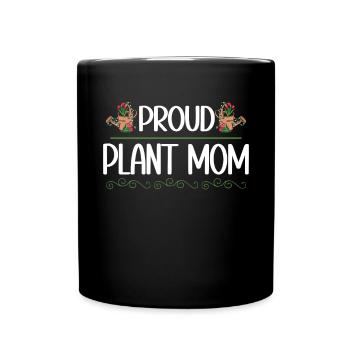 Plante Mère Mère Jardin Plantes Fleur - Mug uni - noir - Devant