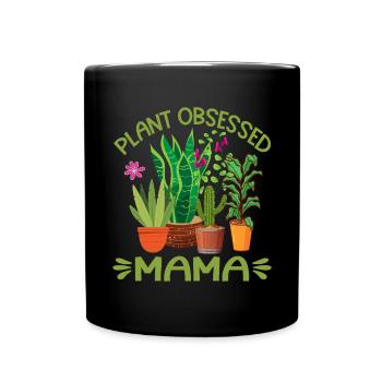 Plante Mère Mère Jardin Plantes Fleur - Mug uni - noir - Devant