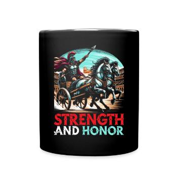 Légionnaires romains Rome antique Empire romain - Mug uni - noir - Devant