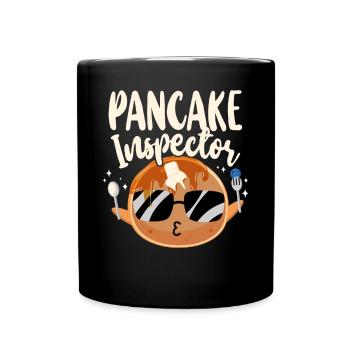 Pancake Lover Kids Pancake - Tasse einfarbig - Schwarz - Vorne
