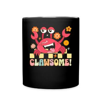 Groovy Crab Lovers Amateurs de fruits de mer - Mug uni - noir - Devant