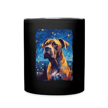 Presa Canario Starry Night - Full Colour Mug - black - Front
