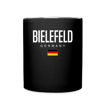 Bielefeld - Tasse einfarbig - Schwarz - Vorne