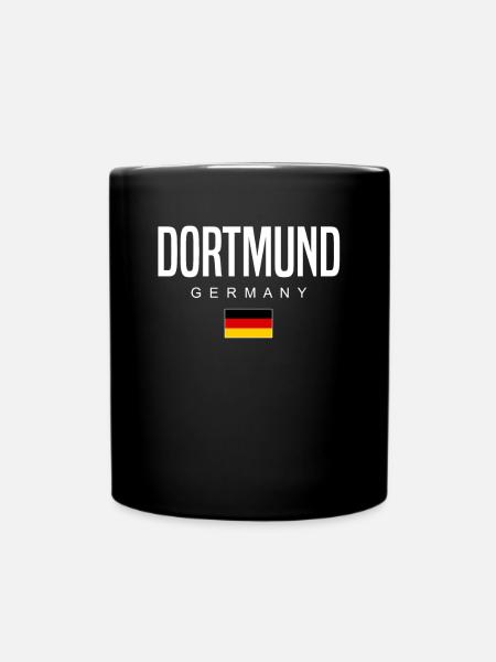 Dortmund - Tasse einfarbig - Schwarz