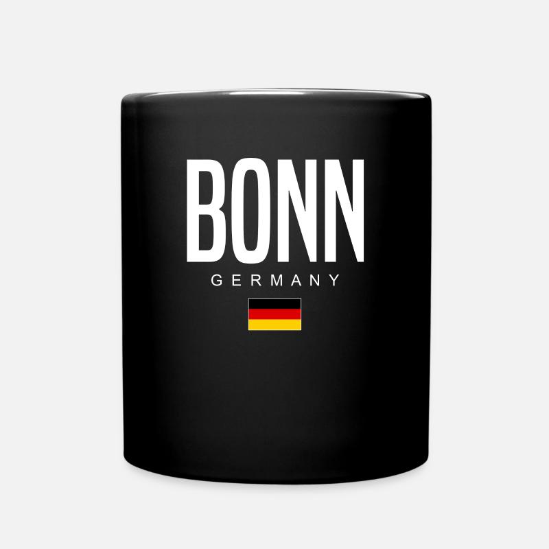 Bonn - Tasse einfarbig - Schwarz