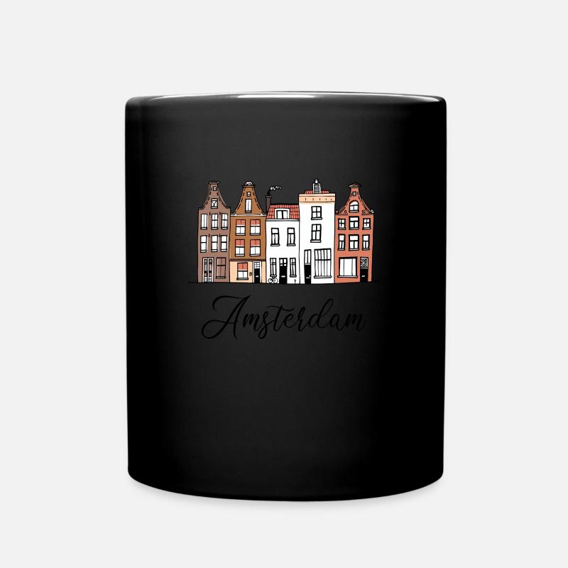 Amsterdam Pays-Bas Néerlandais - Mug uni - noir