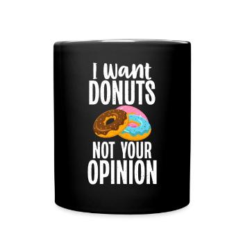 Cadeaux de graisse drôles - Mug uni - noir - Devant