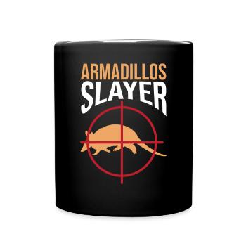 Armadillo Pet Armadillo Gift - Full Colour Mug - black - Front