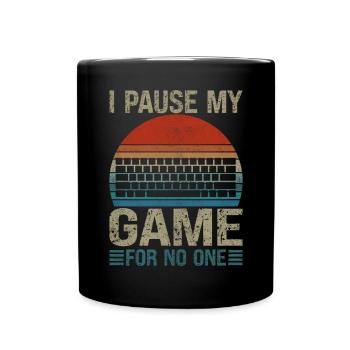 PC Video Gamer Computer Nerd Gaming WASD - Full Colour Mug - black - Front