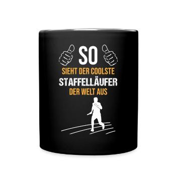 Le coureur de relais le plus cool du monde - Mug uni - noir - Devant