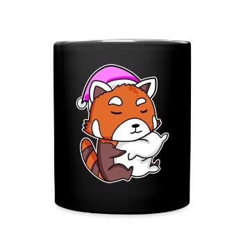 Western Little Panda - Full Colour Mug - black - Front