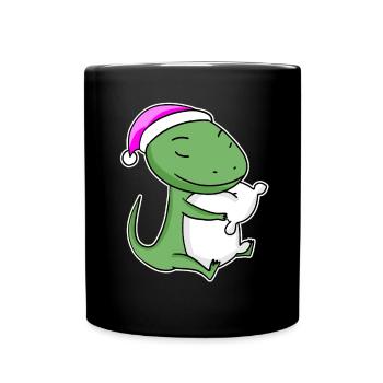 Lézard Fatigué Dormir Fille Endormie - Mug uni - noir - Devant