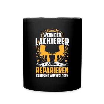 Do not repair car painters Car painters - Full Colour Mug - black - Front