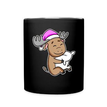 orignal fatigué endormi fille endormie - Mug uni - noir - Devant