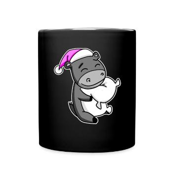 Ass Tired Sleeping Sleeping Girl - Full Colour Mug - black - Front